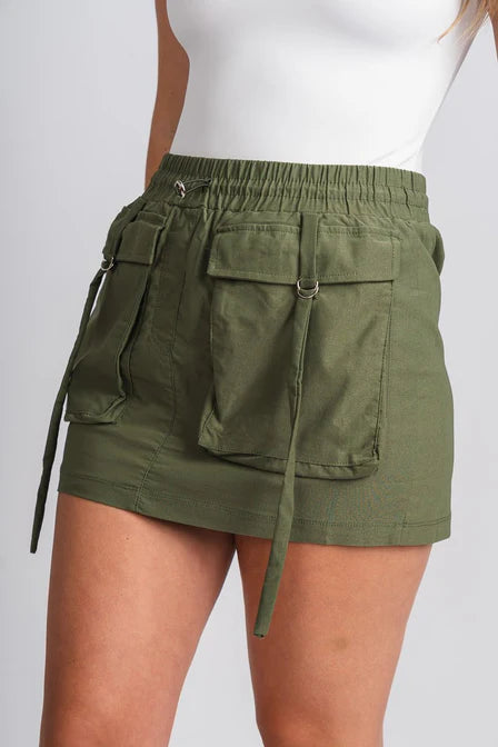 Groene cargo rok